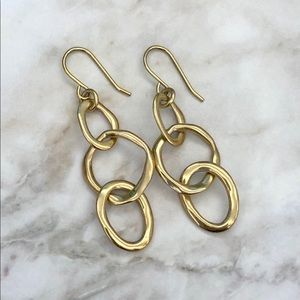 Chloe + Isabel Link Drop Earrings in Gold